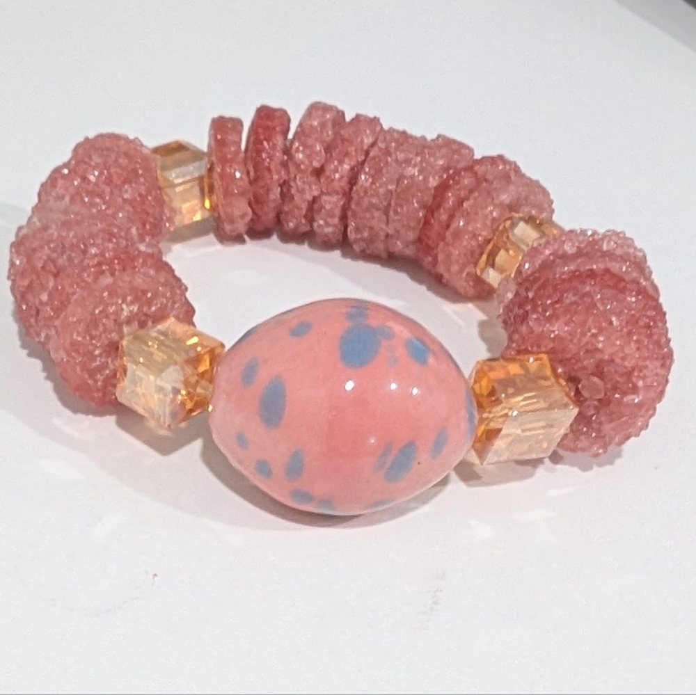 Natural Druzy Quartz Bracelet